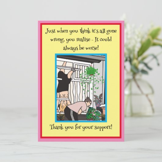 Een echte vriend tilt je op vlak vakantie Kaart (Staand voorkant)