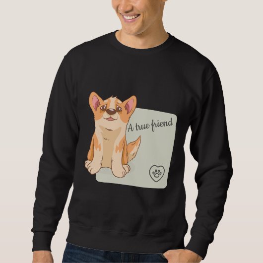 Een echte vriend, Welsh Corgi Trui (Voorkant)