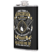 Een eed van de Oplossing om Citaat te verdedigen Heupfles (Links)