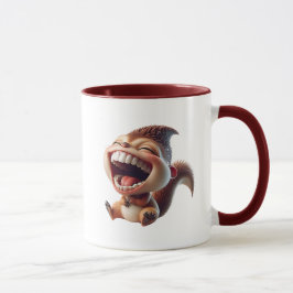 Een eekhoorn is dood om te lachen. mok