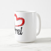 Een eekhoorn Mok vasthouden (Voorkant rechts)