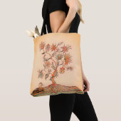 Een eend en een boom tote bag (Dichtbij)