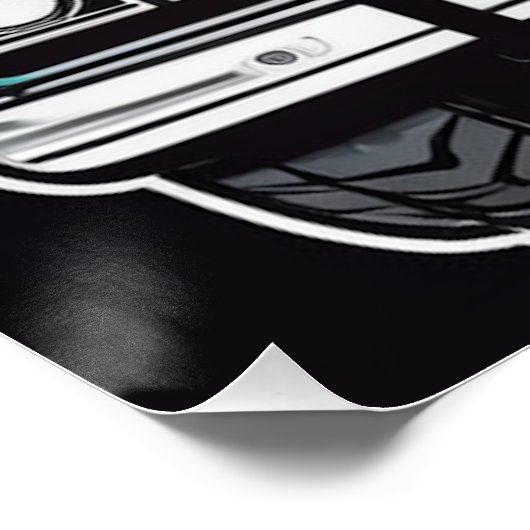 Een eend in een vrachtwagen Poster (Hoek)