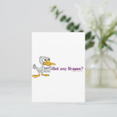 Een eend loopt in een bar... briefkaart (Staand voorkant)