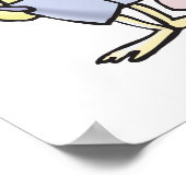 een eend schrobben poster (Hoek)