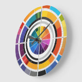 Een eenvoudig conventioneel kleurenwiel in 'witte  grote klok (Hoek)