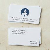 Een eenvoudig en modern Visitekaartje voor uw kerk