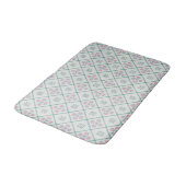 Een eenvoudig geometrisch patroon badmat (Gekanteld)