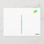 Een eenvoudig Hallo Deel Deux Briefkaarten - Limoe (Achterkant)