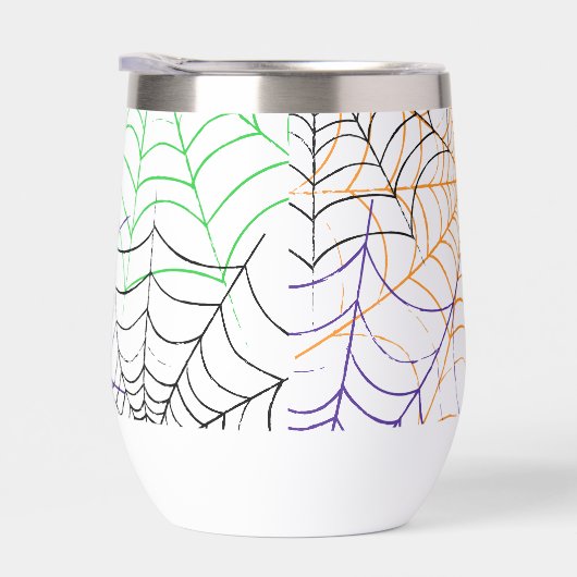 Een Eenvoudig Halloween Spinneweb Patroon (Rechts)