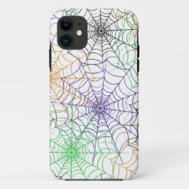 Een eenvoudig Halloween Spin's Web Patroon Case-Mate iPhone Case