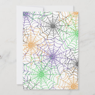 Een eenvoudig Halloween Spin's Web Patroon Kaart