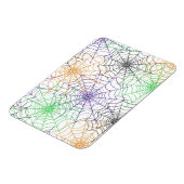 Een eenvoudig Halloween Spin's Web Patroon Magneet (Linkerzijde)