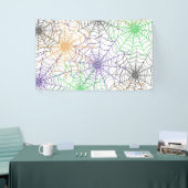 Een eenvoudig Halloween Spin's Web Patroon Spandoek (Beurs)