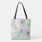 Een eenvoudig Halloween Spin's Web Patroon Tote Bag (Achterkant)
