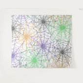 Een eenvoudig Halloween Spin's Web Patroon Wandkleed (Voorkant (horizontaal))