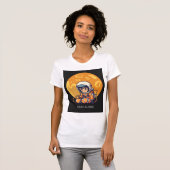 Een eenvoudig kledingstuk t-shirt (Voorkant volledig)