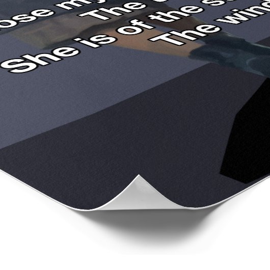 Een eenvoudig pleidooi poster (Hoek)