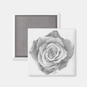 Een eenvoudig Roos Magneet (Voorkant / Achterkant)