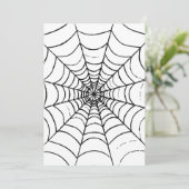 Een eenvoudig spinnenweb - Close Up Kaart (Staand voorkant)