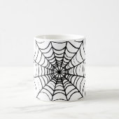 Een eenvoudig spinnenweb - Close Up Koffiemok (Center)