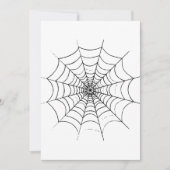 Een Eenvoudig Spinnenweb Feestdagenkaart (Voorkant)