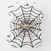 Een eenvoudig spinnenweb inpakpapier vel (In situ)