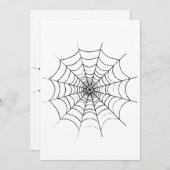 Een Eenvoudig Spinnenweb Kaart (Voorkant / Achterkant)