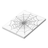 Een eenvoudig spinnenweb notitieblok (Linkerzijde)