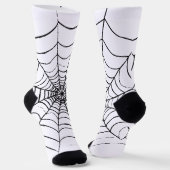 Een eenvoudig spinnenweb sokken (Gebogen)