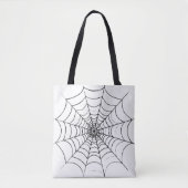 Een eenvoudig spinnenweb tote bag (Voorkant)