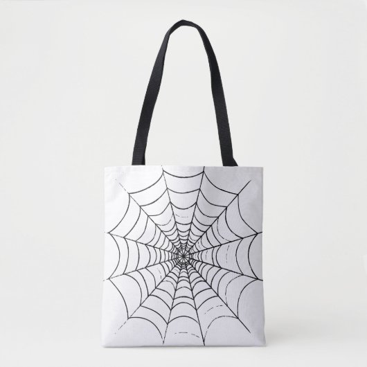 Een eenvoudig spinnenweb tote bag (Voorkant)