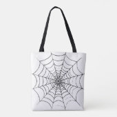 Een eenvoudig spinnenweb tote bag (Achterkant)