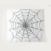Een eenvoudig spinnenweb wandkleed (Voorkant (horizontaal))