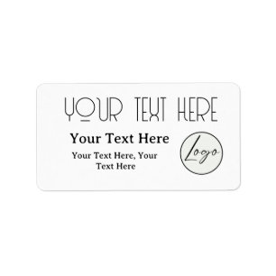 Een eenvoudige aangepaste zakelijke sjabloon in ee etiket