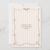 Een eenvoudige Baby is het brouwen van koffie Baby Kaart (Achterkant)