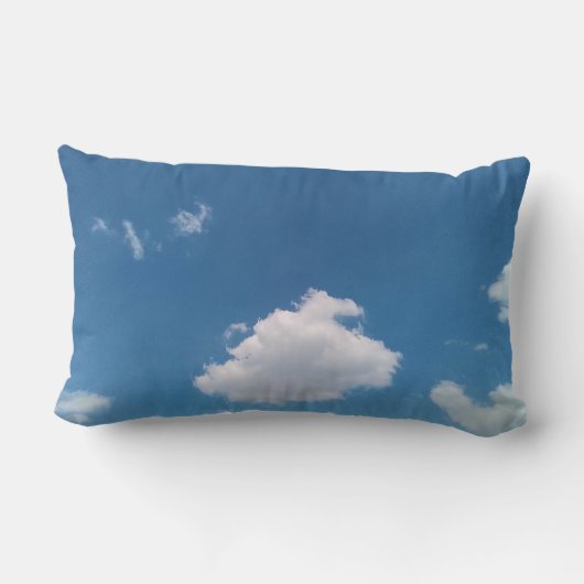 Een eenvoudige cloud buitenkussen (Achterkant)