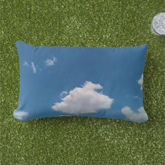 Een eenvoudige cloud buitenkussen (Gras)