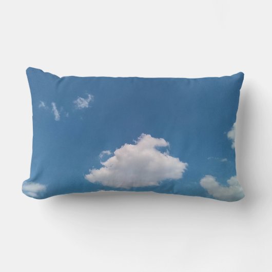 Een eenvoudige cloud buitenkussen (Voorkant)