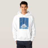 Een eenvoudige cloud hoodie (Voorkant volledig)