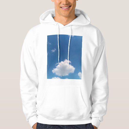 Een eenvoudige cloud hoodie (Voorkant)