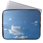 Een eenvoudige cloud laptop sleeve (Voorkant)