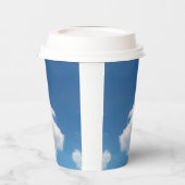 Een eenvoudige cloud papieren bekers (Links)