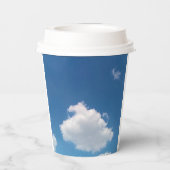 Een eenvoudige cloud papieren bekers (Achterkant)