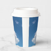 Een eenvoudige cloud papieren bekers (Rechts)