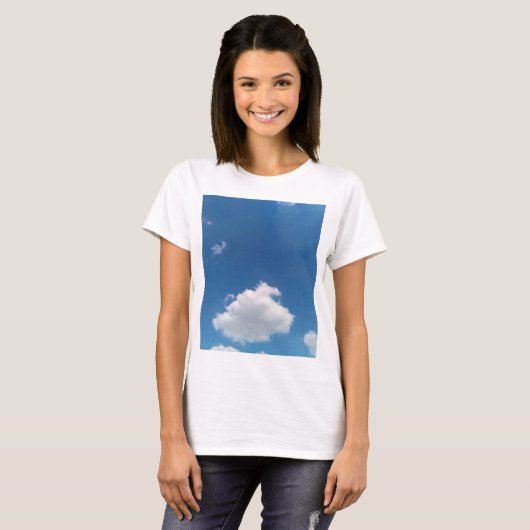 Een eenvoudige cloud t-shirt (Voorkant volledig)