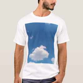 Een eenvoudige cloud t-shirt