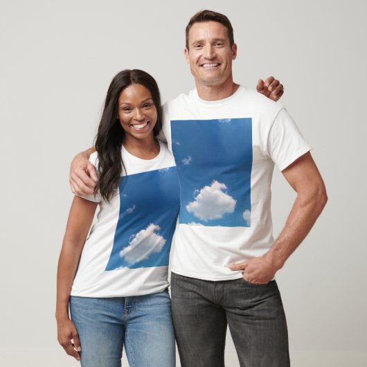 Een eenvoudige cloud t-shirt (Unisex)