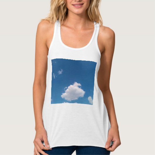 Een eenvoudige cloud tanktop (Voorkant)