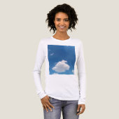 Een eenvoudige cloud Tri-Blend shirt (Voorkant)